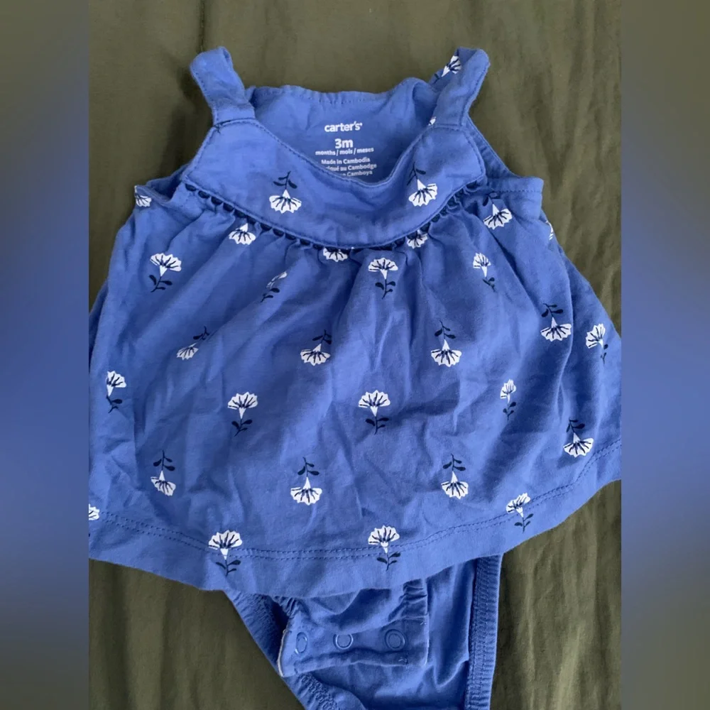 Nicole Miller Blue and Carter’s Infant girl Summer bundle